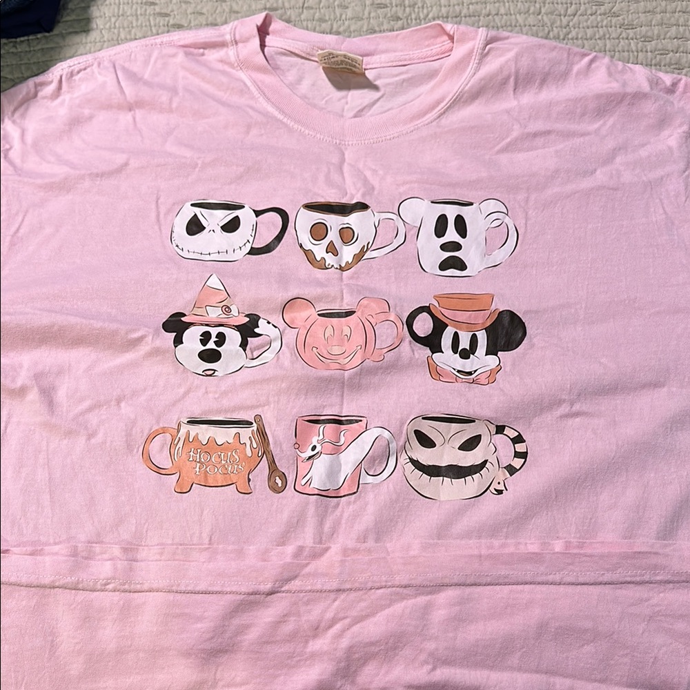 Pink Disney Halloween Cartoon Mug Design